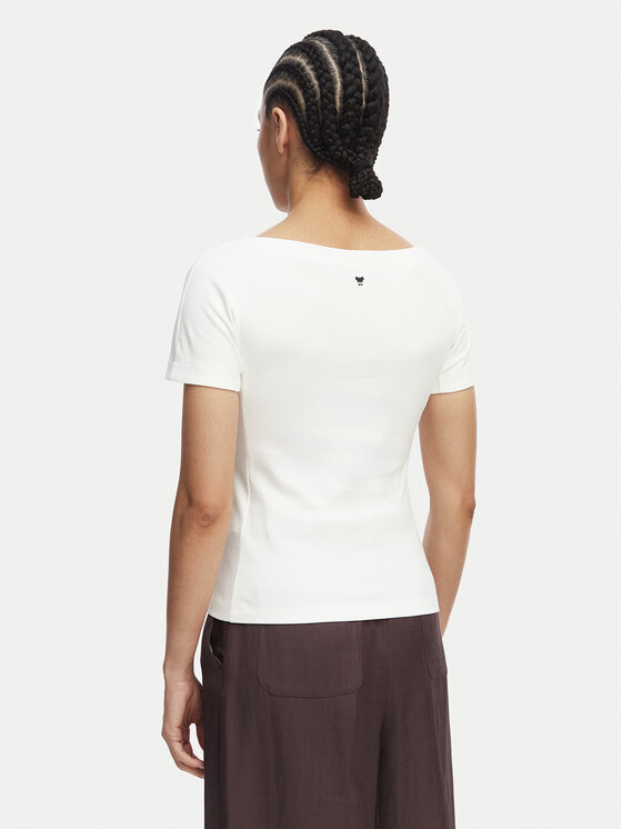 Weekend Max Mara Weekend Max Mara Bluzka Multig 2615941122 Biały Regular Fit
