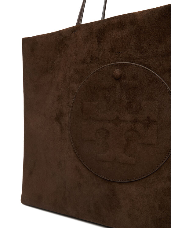 Tory Burch Tory Burch Soma Ella Suede Tote 170980 Brūns