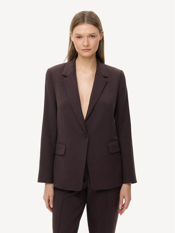 KMX KMX Marynarka 108550005 Brązowy Fitted Fit