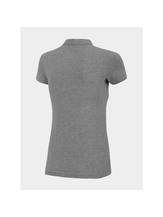 4F 4F Polokošeľa H4Z22TSD356-24M Sivá Slim Fit