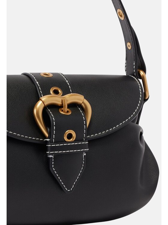 PINKO PINKO Borsa JOLENE SHOULDER MINI VITELLO CRYSTAL+ VELE E OCCHIELLI 102802 A1W9 Nero