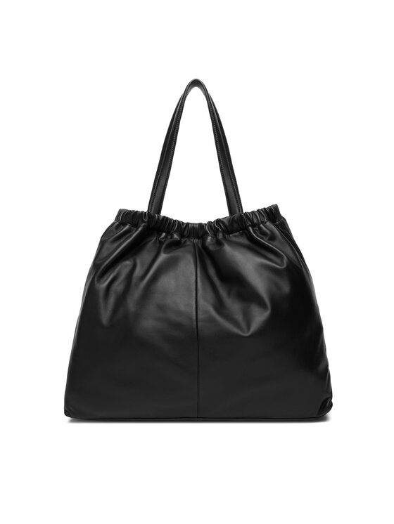 Tommy Hilfiger Tommy Hilfiger Kabelka Soft Leather Tote AW0AW18308 Čierna