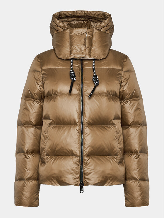 Deha Deha Pernata jakna D93582 Smeđa Regular Fit