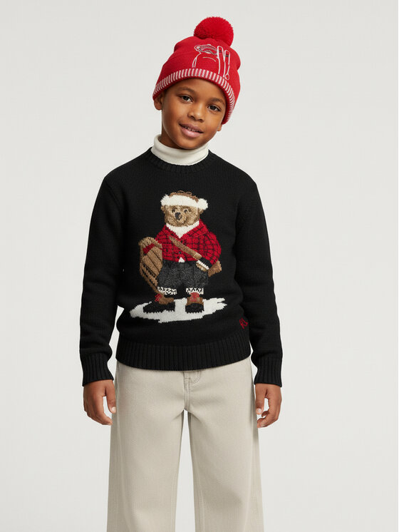 Polo Ralph Lauren Polo Ralph Lauren Пуловер 323981629001 Черен Regular Fit