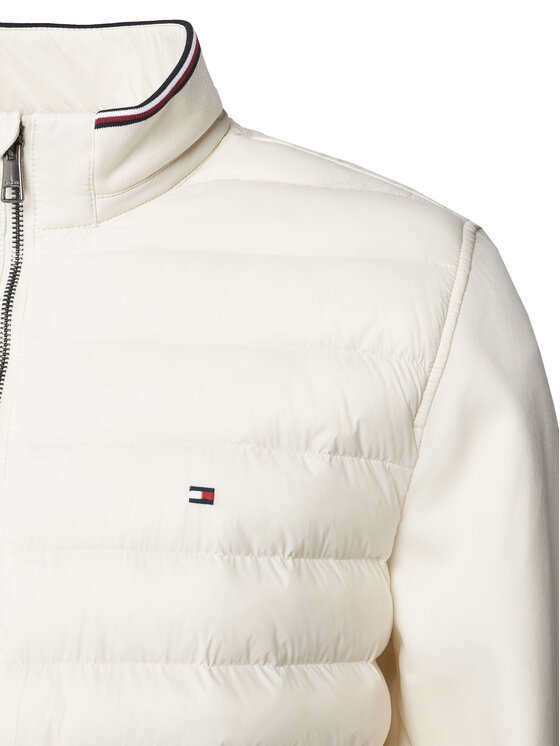 Tommy Hilfiger Tommy Hilfiger Átmeneti kabát Mix Media Ess MW0MW41329 Krém Regular Fit