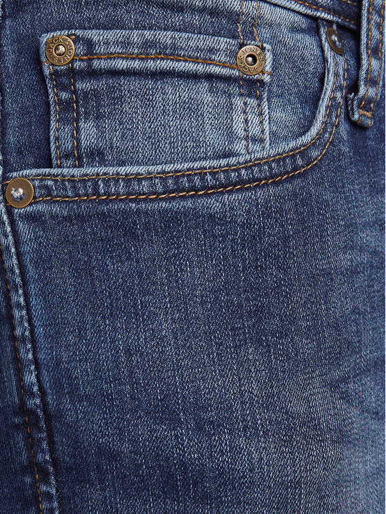 Jack & Jones Jack & Jones Jeansy Liam 12166854 Granatowy Skinny Fit