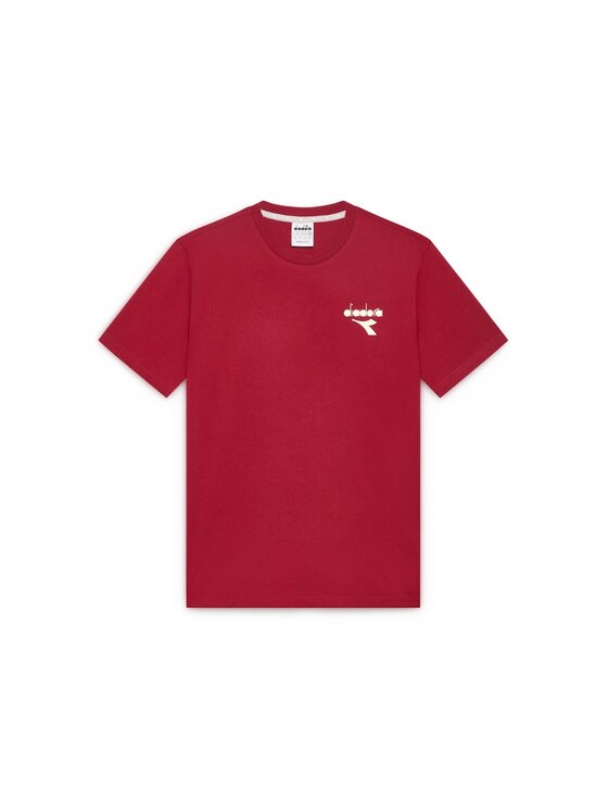 Diadora Diadora T-Shirt T-SHIRT SS ESS. SPORTS SL Czerwony Regular Fit