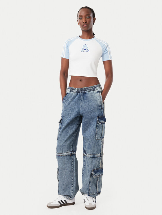 adidas adidas Дънки KQ6479 Син Oversize