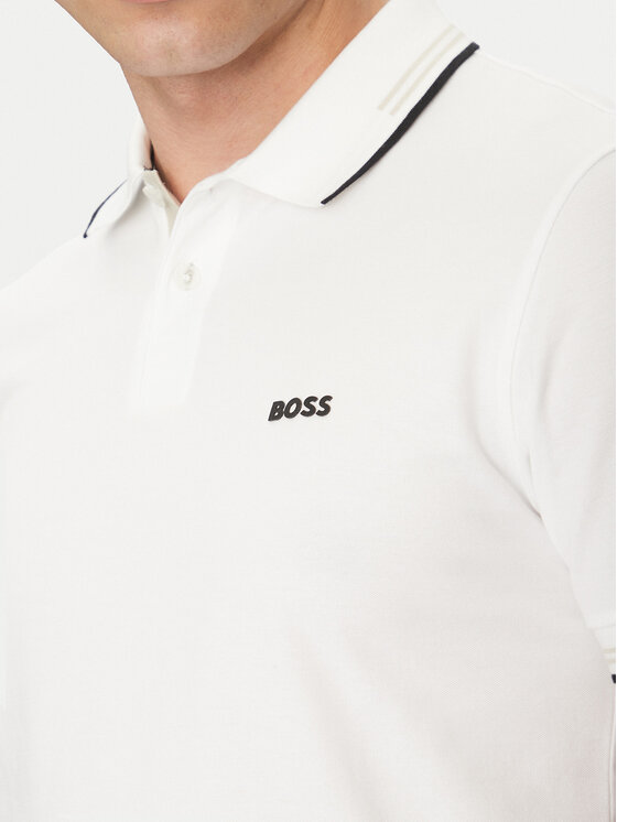 BOSS BOSS Tricou polo Paul 50506193 Bej Slim Fit