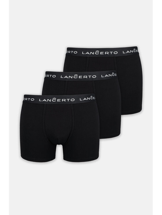 Lancerto Lancerto Komplet 3 par bokserek NBI073123000005 Czarny