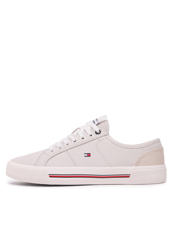 Tommy Hilfiger Tommy Hilfiger Tenisky Core Corporate Vulc Canvas FM0FM04560 Sivá