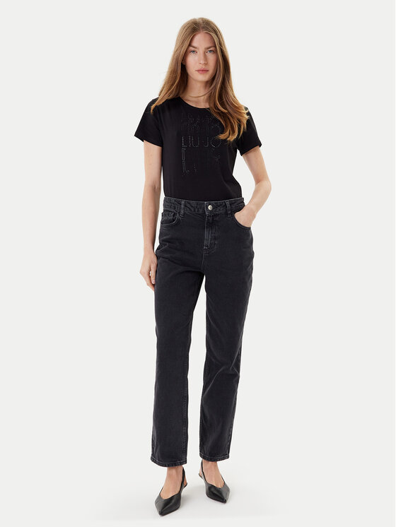 Liu Jo Sport Liu Jo Sport Тишърт TF5166 JS003 Черен Regular Fit