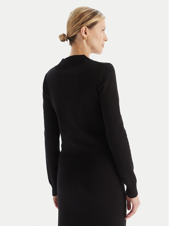 Fracomina Fracomina Cardigan FR25WT8010K55601 Nero Regular Fit