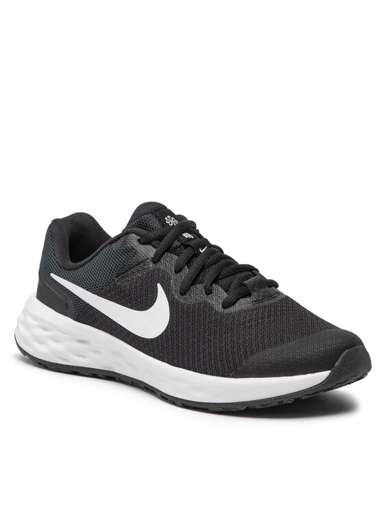 Nike Nike Skriešanas apavi Revolution 6 Nn (GS) DD1096 003 Melns