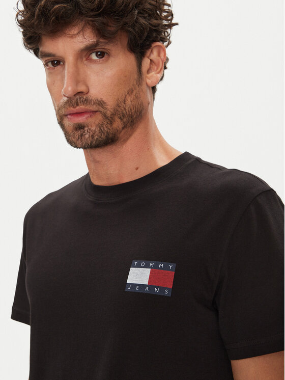 Tommy Jeans Tommy Jeans 2er-Set T-Shirts Ess Flag DM0DM22143 Bunt Slim Fit