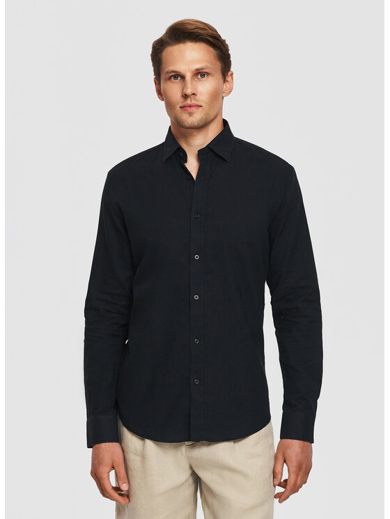 Pako Lorente Pako Lorente Koszula P26SF-1X-021 Czarny Slim Fit