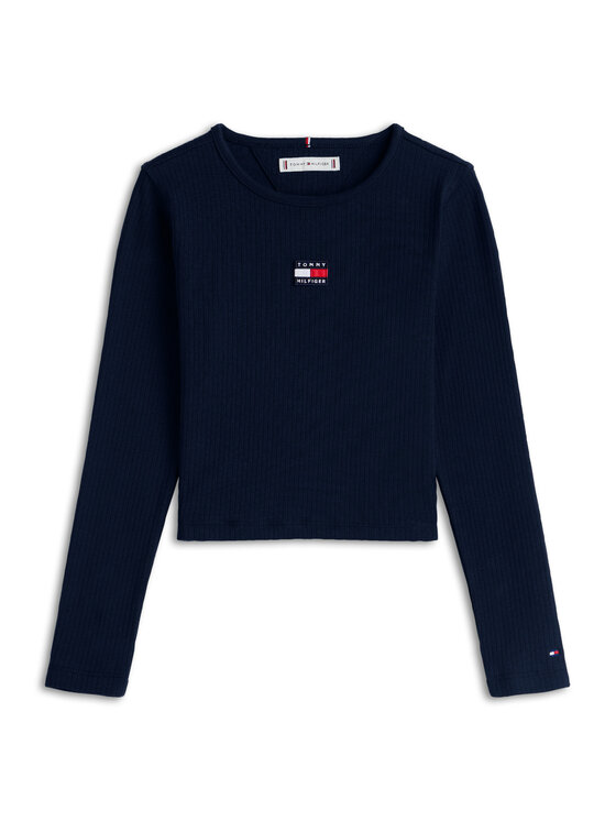 Tommy Hilfiger Tommy Hilfiger Блуза KG0KG09065 Тъмносин Regular Fit