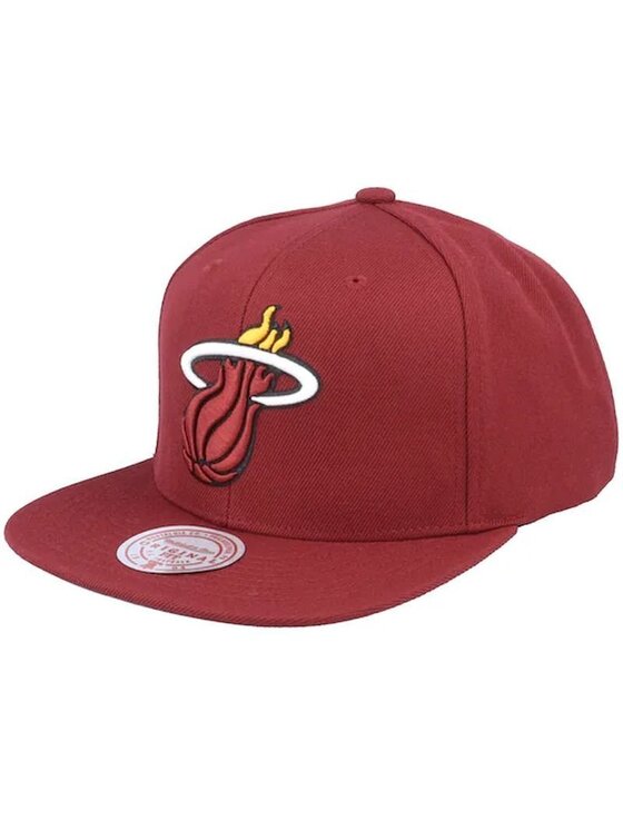 Mitchell & Ness Mitchell & Ness Šiltovka NBA TEAM GROUND 2.0 SNAPBACK HEAT Červená