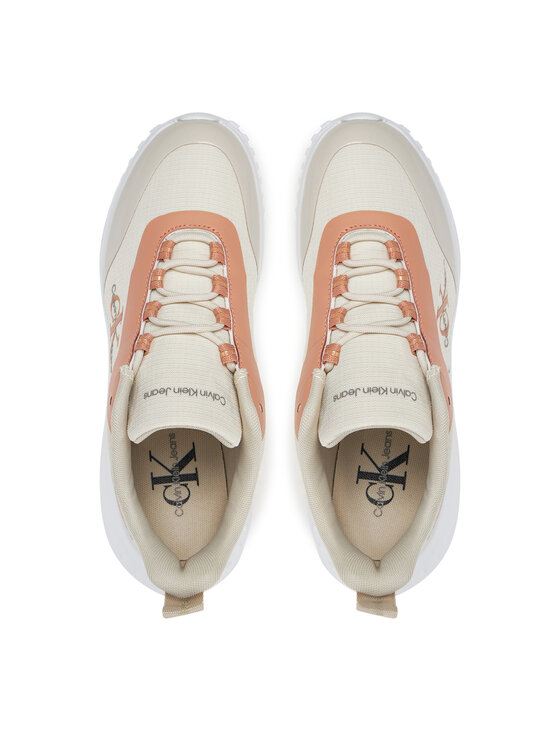 Calvin Klein Jeans Calvin Klein Jeans Tenisice Eva Runner Low Lace Mix Ml Wn YW0YW01442 Écru
