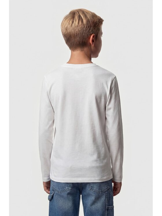 Guess Kids Guess Kids T-Shirt 183038 Bílá Classic Fit