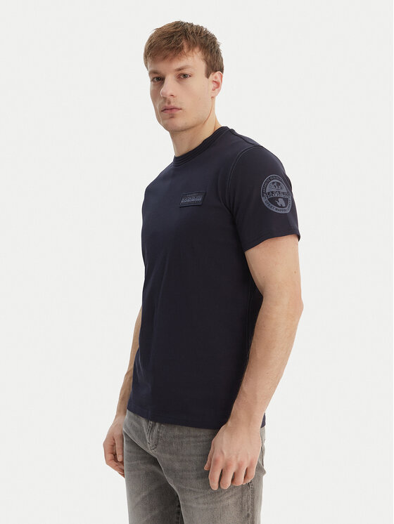 Napapijri Napapijri T-Shirt S-Amundsen NP0A4IN8 Tmavomodrá Regular Fit