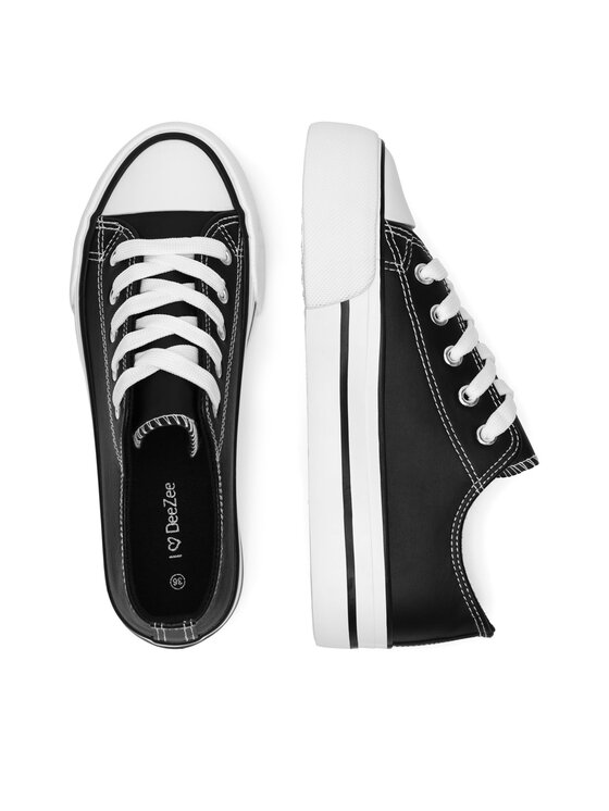 DeeZee Trampki CSS20531-02 Czarny | Modivo.pl