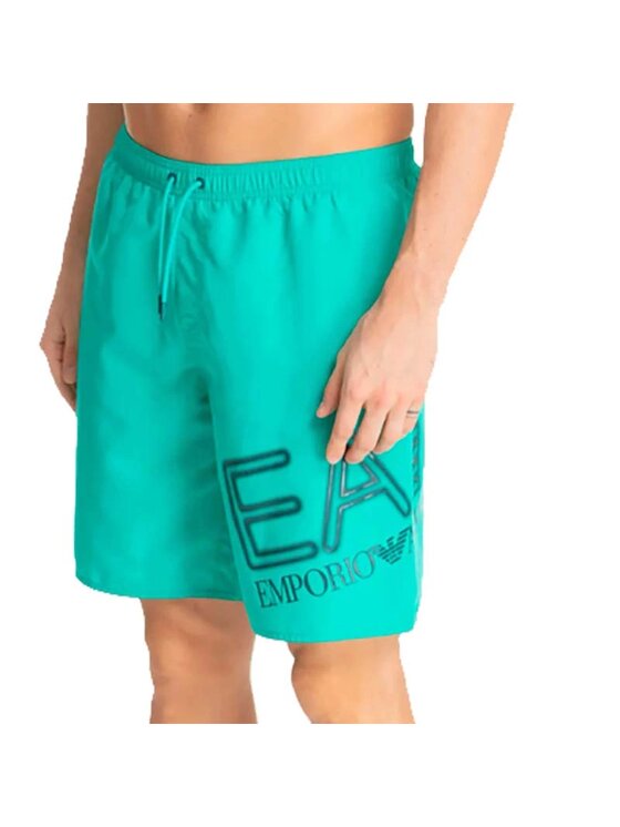 EA7 Emporio Armani EA7 Emporio Armani Szorty kąpielowe 902047-4R736-26083 Turkusowy Regular Fit