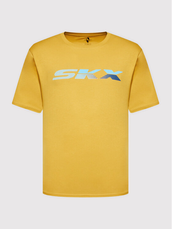 Skechers Skechers T-Shirt Phantom MTS340 Żółty Regular Fit