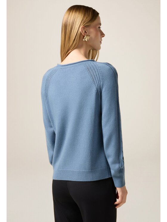 Oltre Oltre Cardigan M320J005058N004 Turchese Regular Fit