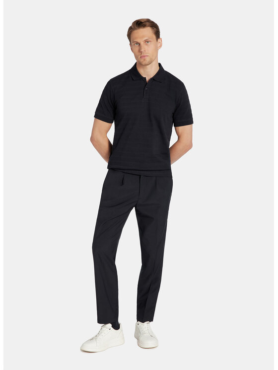 Pako Lorente Pako Lorente Polo P25WF-TX-001 Granatowy Classic Fit