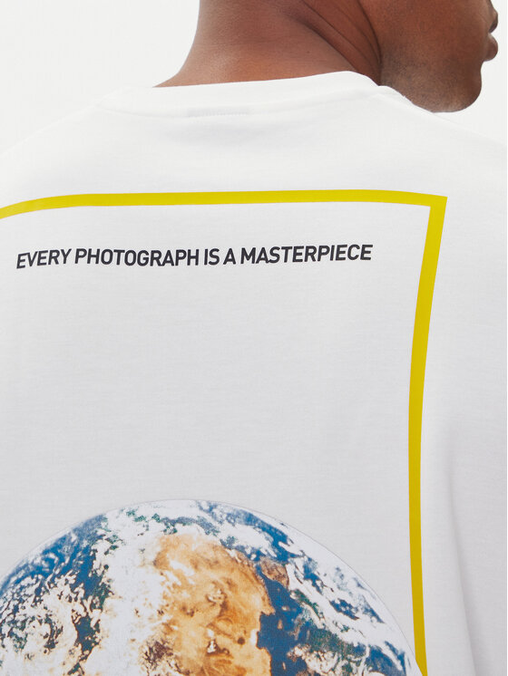adidas adidas Póló National Geographic Graphic KC5417 Fehér Regular Fit