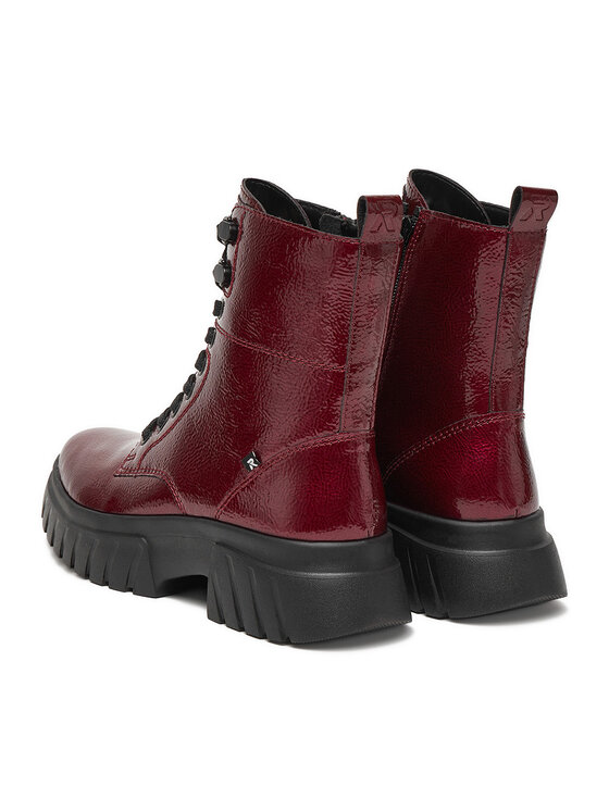 Rieker Rieker Schnürschuhe CEO-W1870-35 Dunkelrot