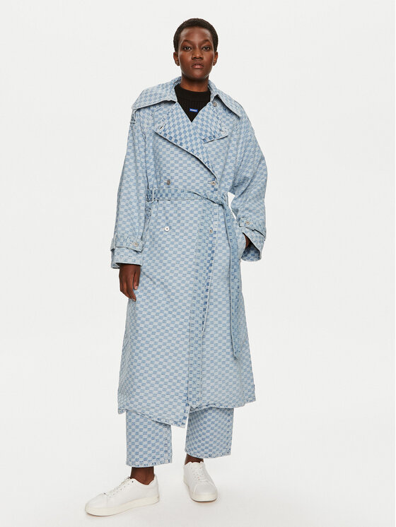 Hugo Tenchcoat Garena_B 50519552 Blau Relaxed Fit | Modivo.de