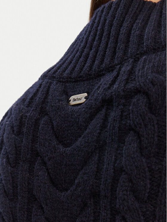 Barbour Barbour Džemper haljina Belford LDR0946NY73 Tamnoplava Regular Fit