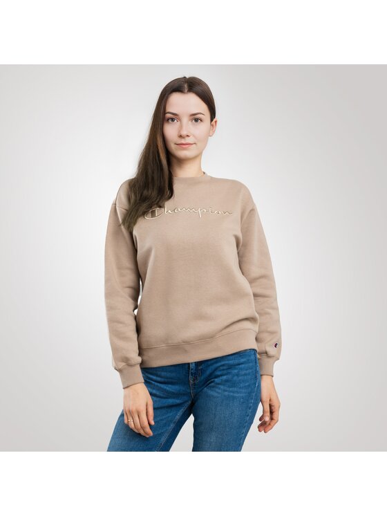 Champion Champion Bluza 116680-MS066-SVK_L Beżowy Relaxed Fit
