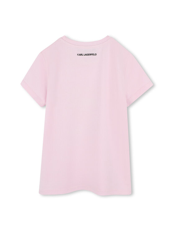 Karl Lagerfeld Kids Karl Lagerfeld Kids T-shirt Z30491 M Ružičasta Regular Fit