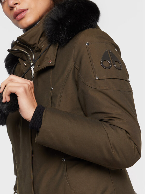 Moose Knuckles Moose Knuckles Pūkinė striukė Original Stirling MK2003LP Žalia Regular Fit