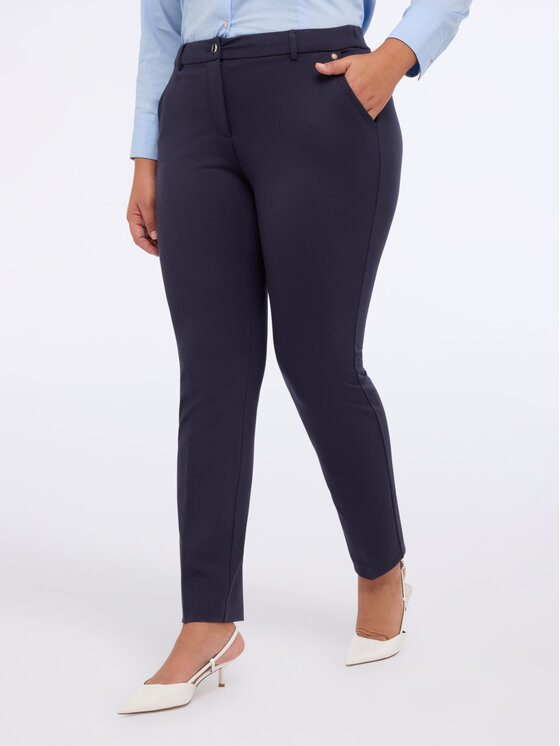 Fiorella Rubino Fiorella Rubino Pantaloni di tessuto P708L002234N034 Blu Regular Fit