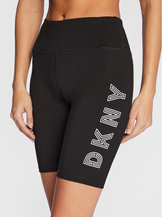 DKNY Sport Pantaloni scurți sport DP1S4748 Negru Slim Fit