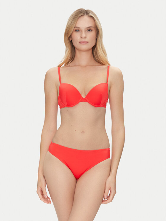 Ea7 Emporio Armani Červená Plavky