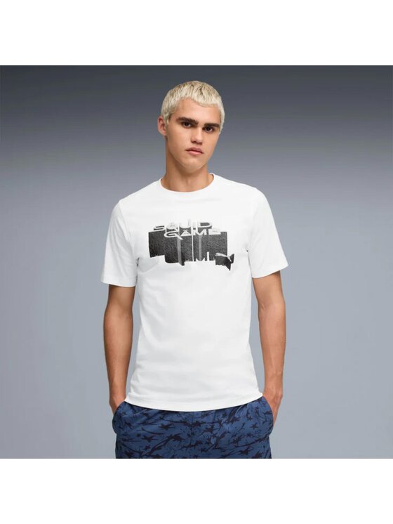 Puma Puma T-Shirt 630706 Biały Regular Fit