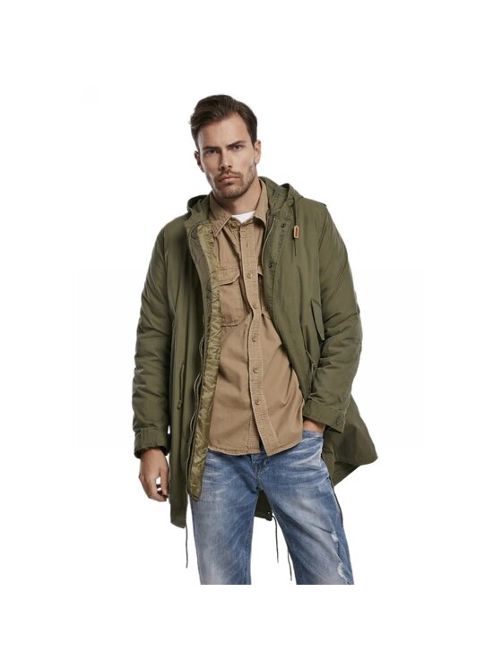 Brandit Brandit Parka 3164 Zielony Parka Fit