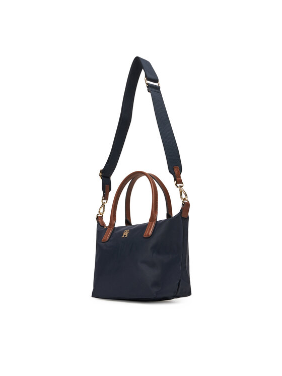 Tommy Hilfiger Tommy Hilfiger Handtasche Popette Mini Tote AW0AW17709 Dunkelblau