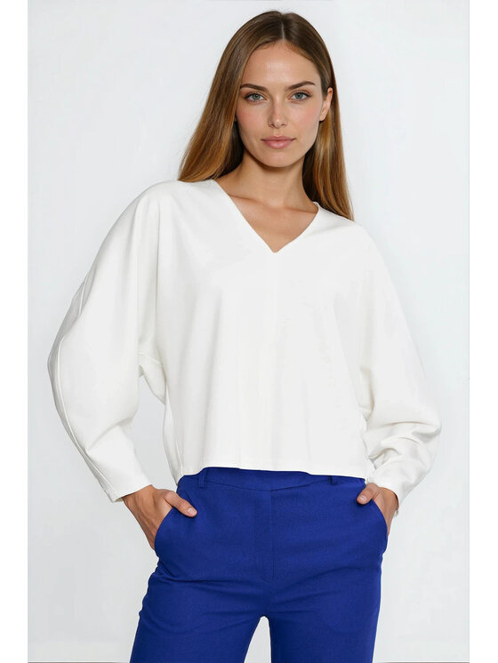NIFE NIFE Halenka B214 Écru Oversize