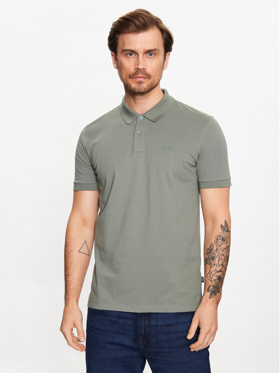 BOSS Boss Polo majica Pallas 50468301 Zelena Regular Fit