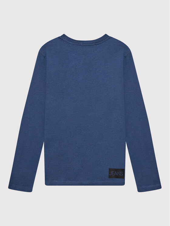 Calvin Klein Jeans Calvin Klein Jeans Bluzka Institutional IB0IB00599 Niebieski Regular Fit