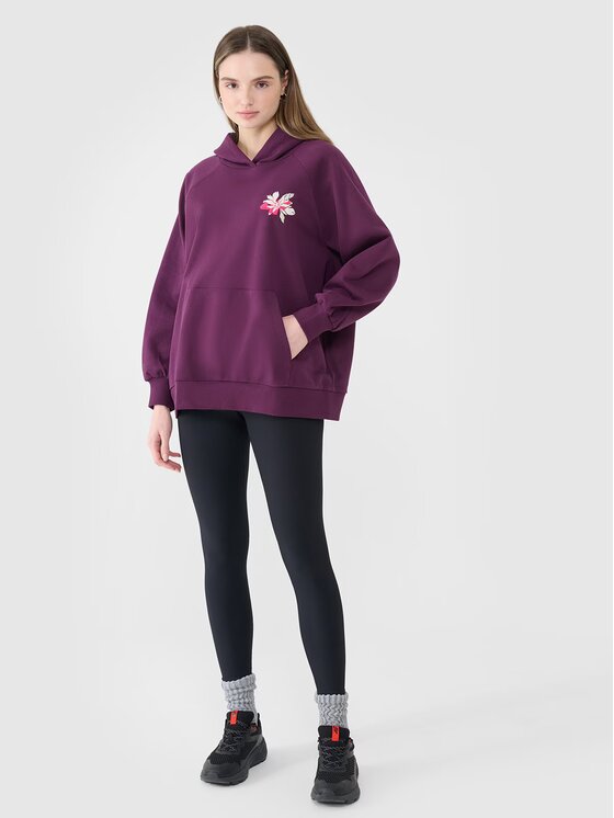 4F 4F Leggings 4FWSS25TTIGF204-20S Nero Slim Fit