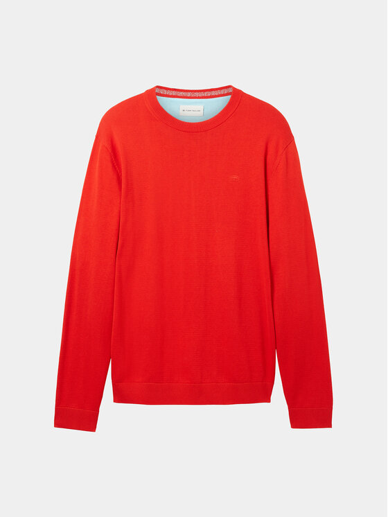 Tom Tailor Tom Tailor Pullover 1039810 Rot Regular Fit