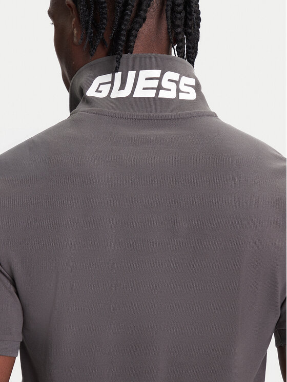 Guess Guess Поло Z5YP02 K9WF1 Сірий Regular Fit