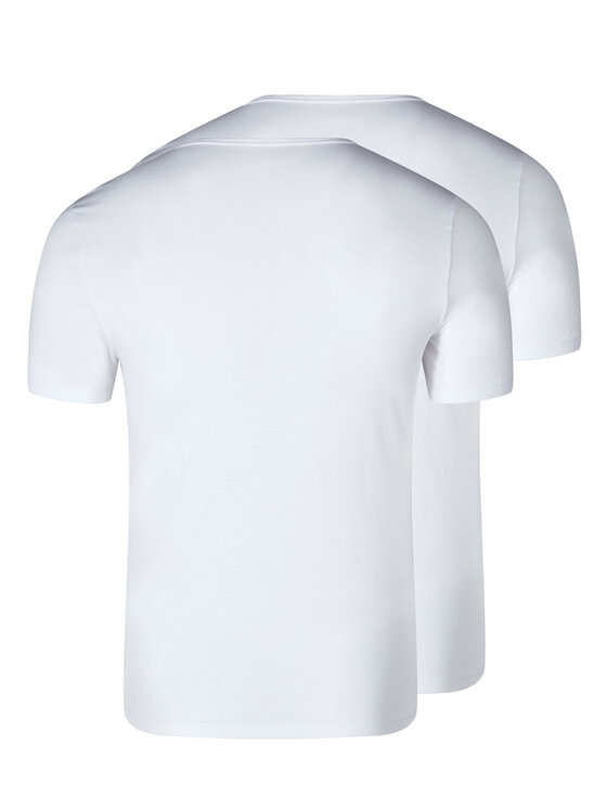 Skiny Skiny 2-dílná sada T-shirts 86911 Bílá Slim Fit
